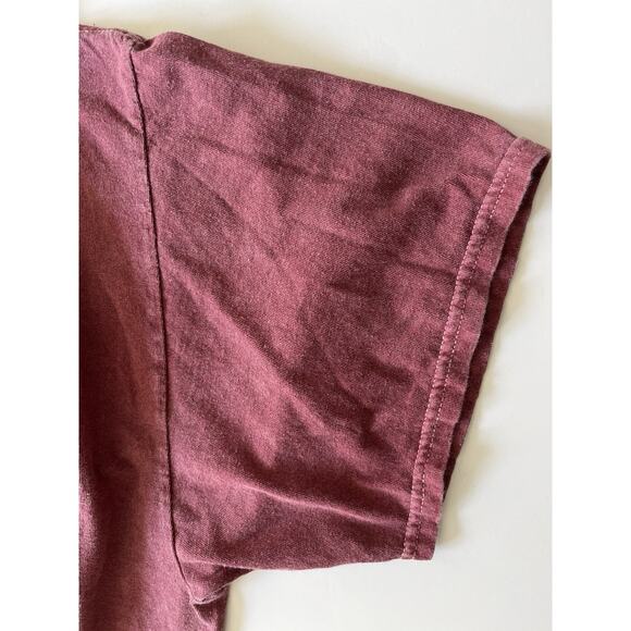 Sublime Oversized T-Shirt Women XL Red Print Skater Relaxed Fit Short Sleeve - Picture 8 of 8